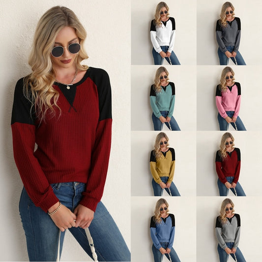 Women Crew Neck long Sleeve Sweater