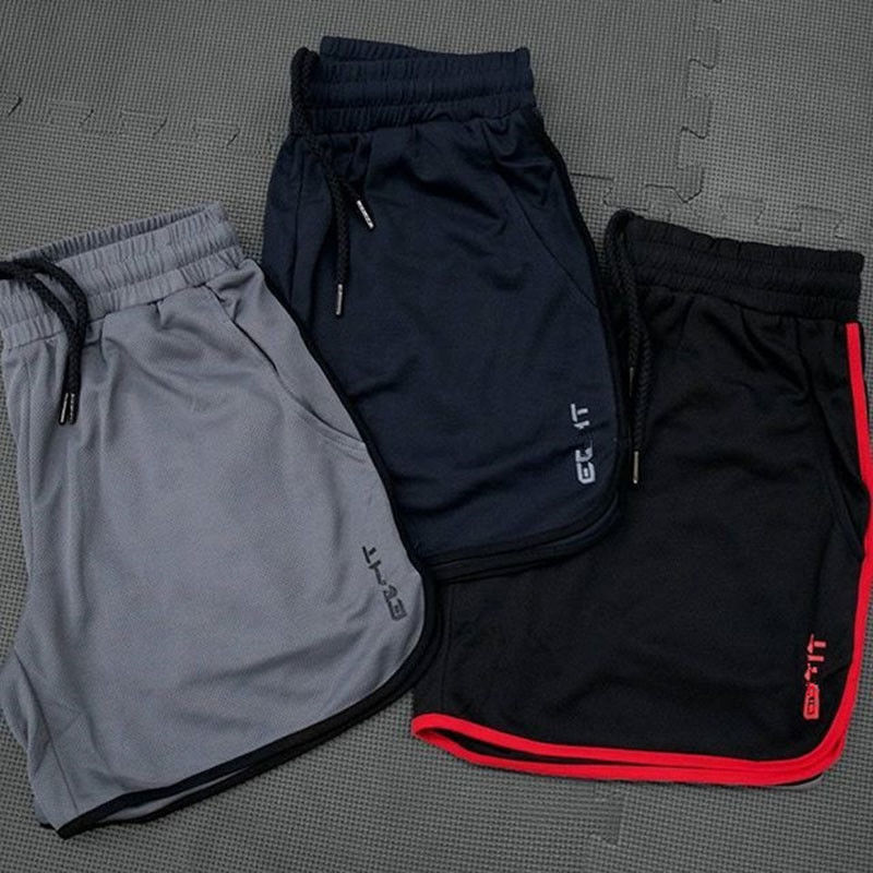 Men Solid Beach, Casual, Breathable, Sweat, Sports, Cycling, Fitness, Running, Gym Training Shorts.